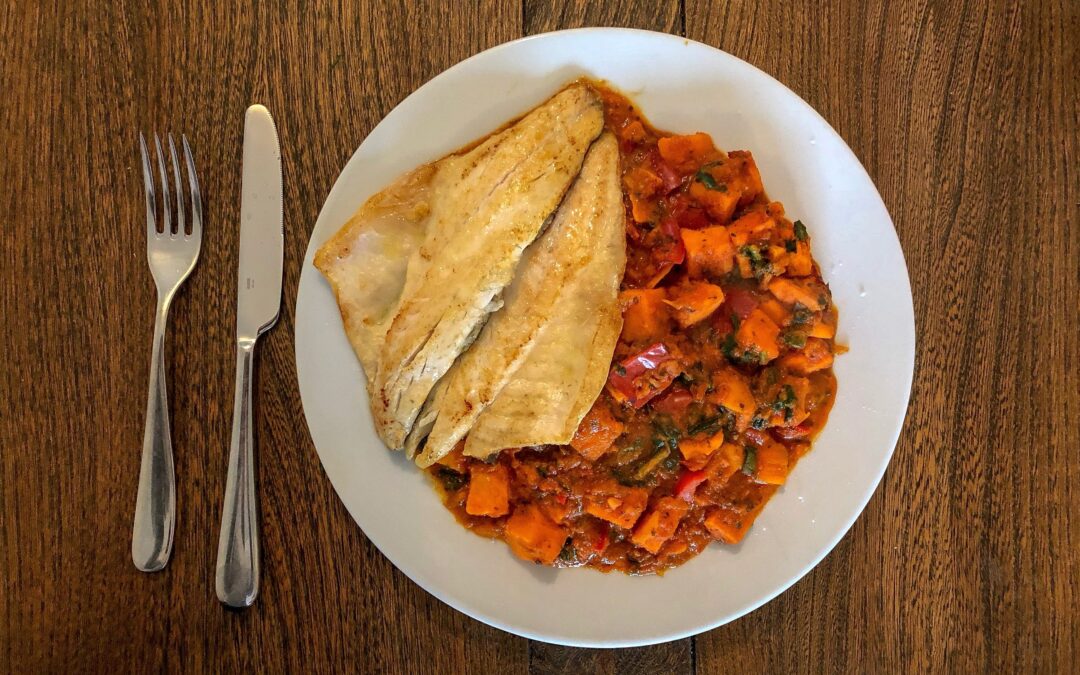 Sea Bass and Sweet Potato Curry