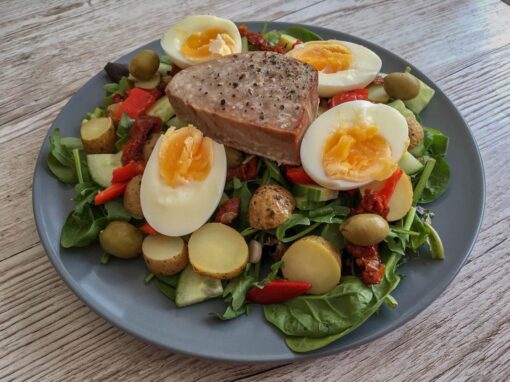 Mediterranean Tuna Salad Recipe - Sam Jones Fitness