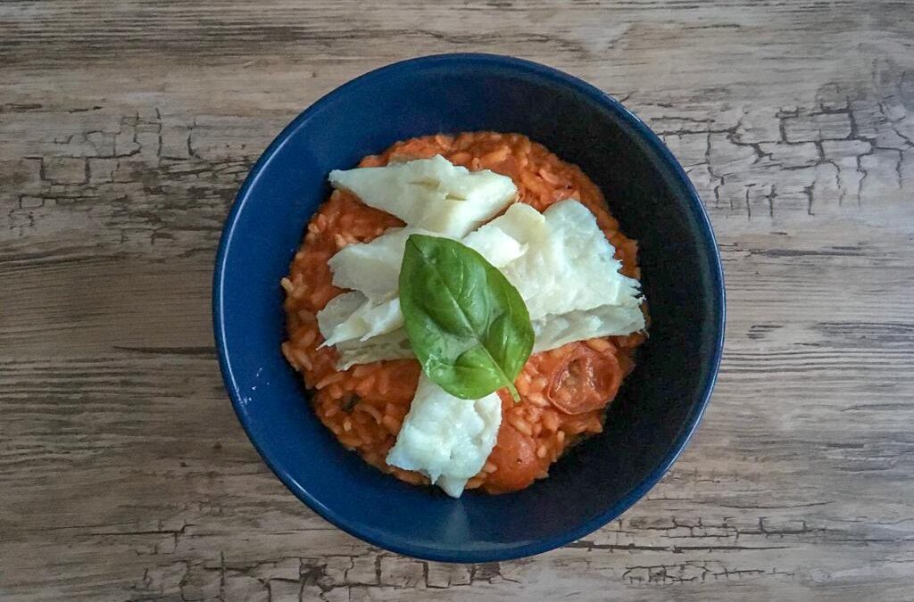Microwaveable Tomato Risotto